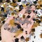 Happy Birthday Confetti, 1.6 oz Black Gold Silver Cake Balloon Star Goblet Bottle Glitter Confetti for Happy Birthday Party Decorations Boys Girls Kids Women Men Birthday Table Decorations